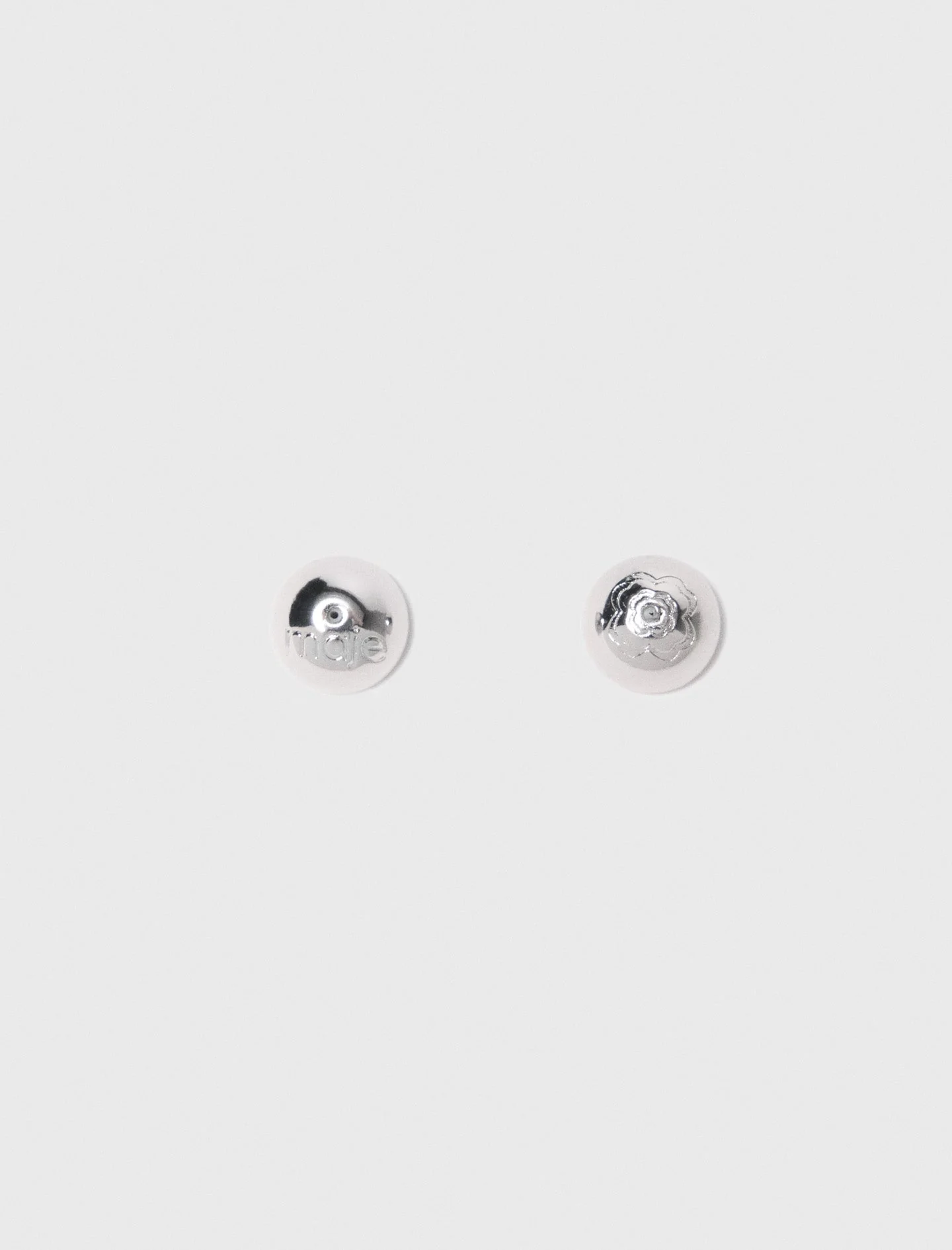 Rhinestone heart earrings Crystal - Image 4