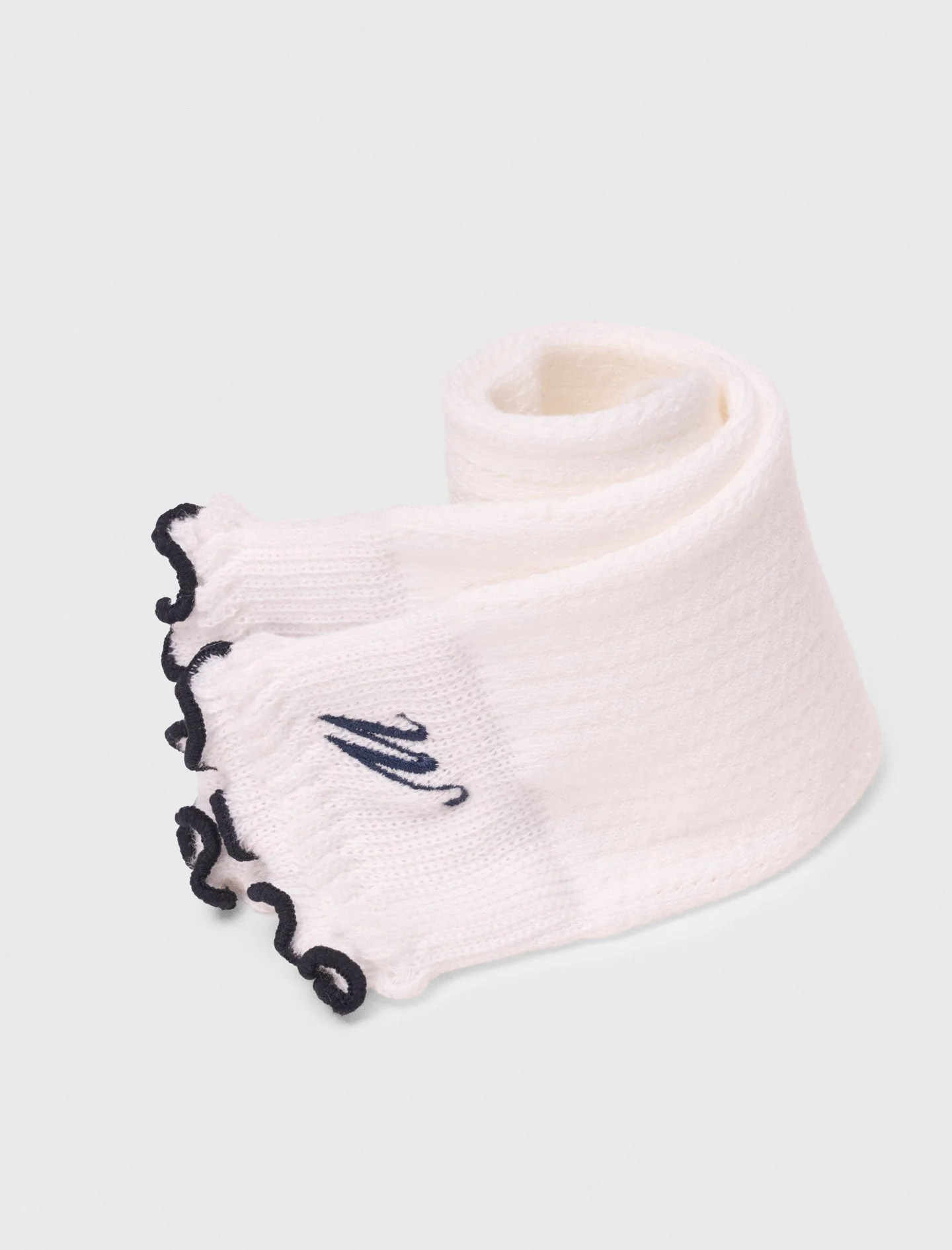 Cotton pointelle socks White - Image 2