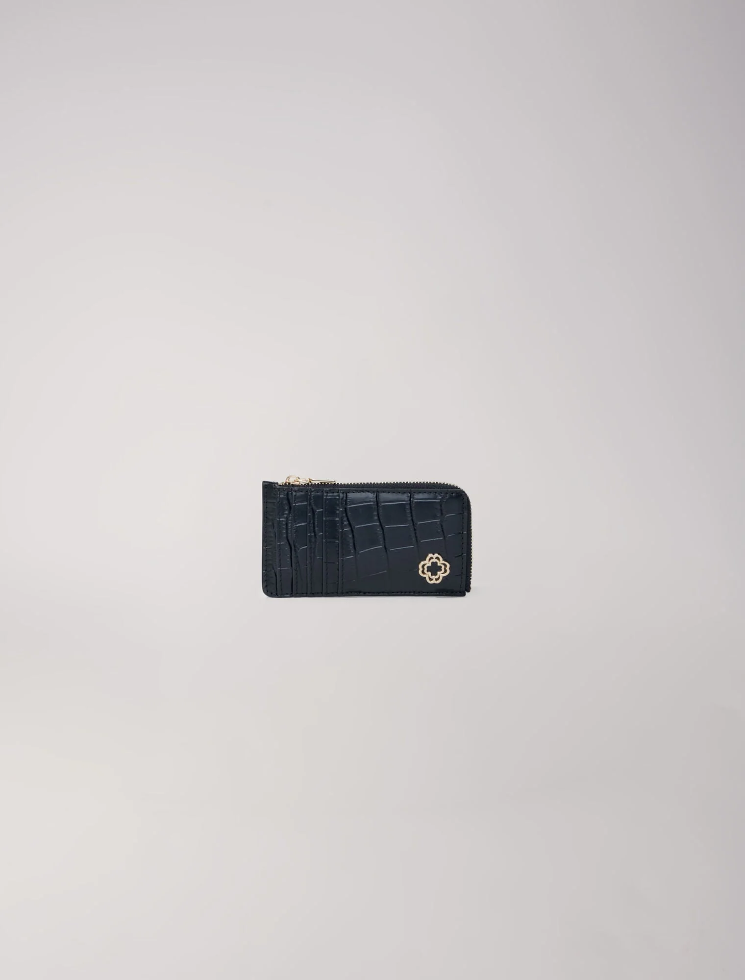 Leather card case Black - Image 6
