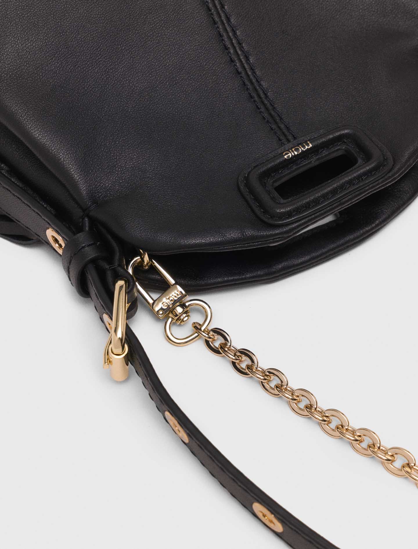 Miss M micro leather bag Black - Image 4