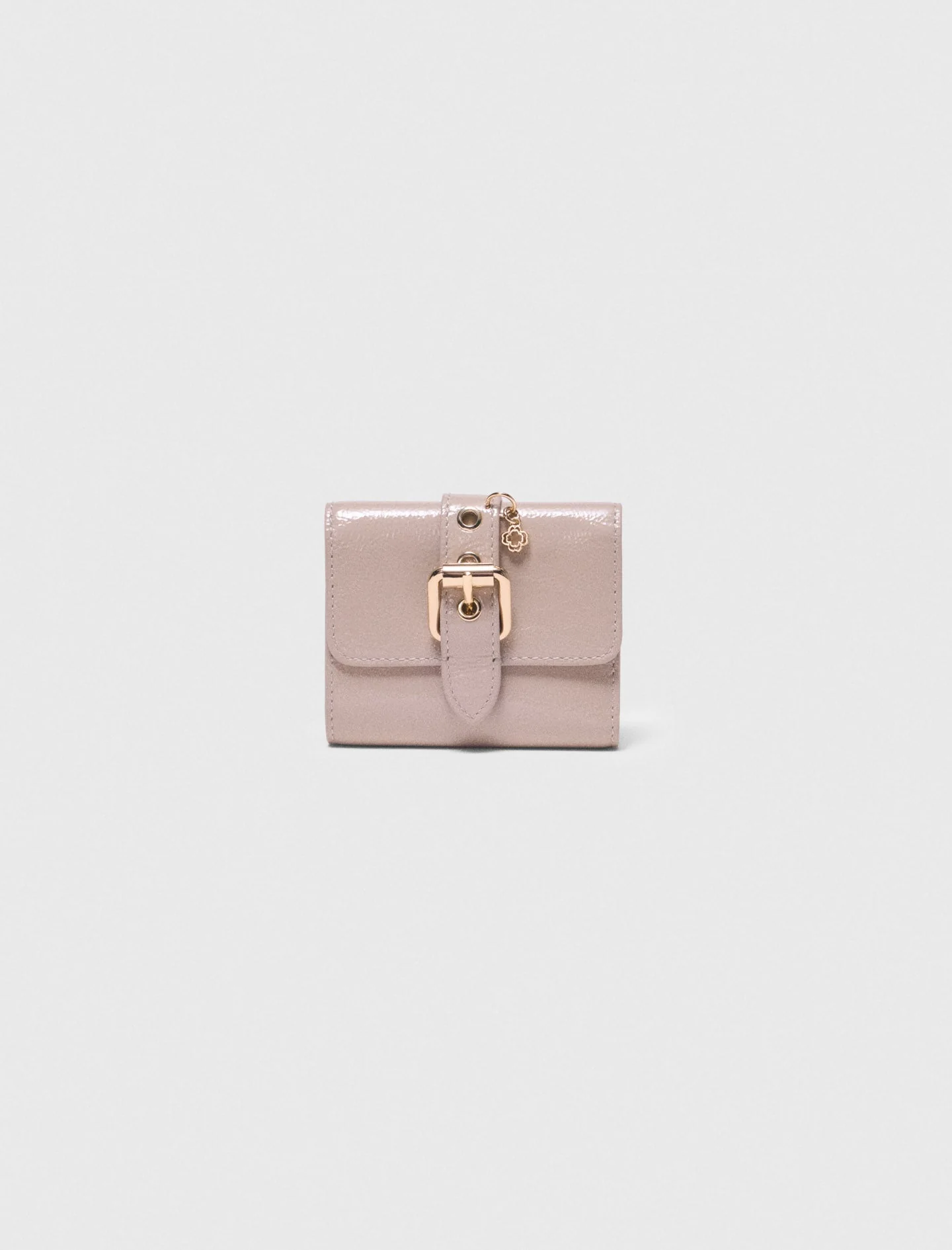 Miss M Naplak Leather Wallet Mastic Beige - Image 7