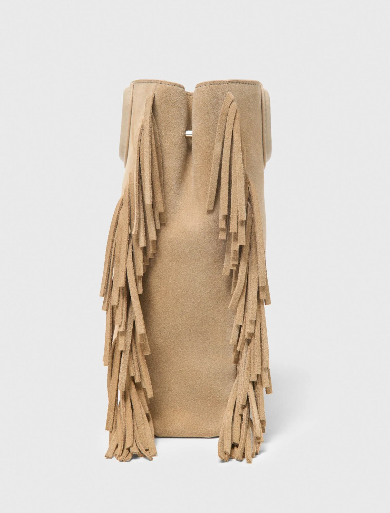 Suede M Bag Cappucino - Image 3