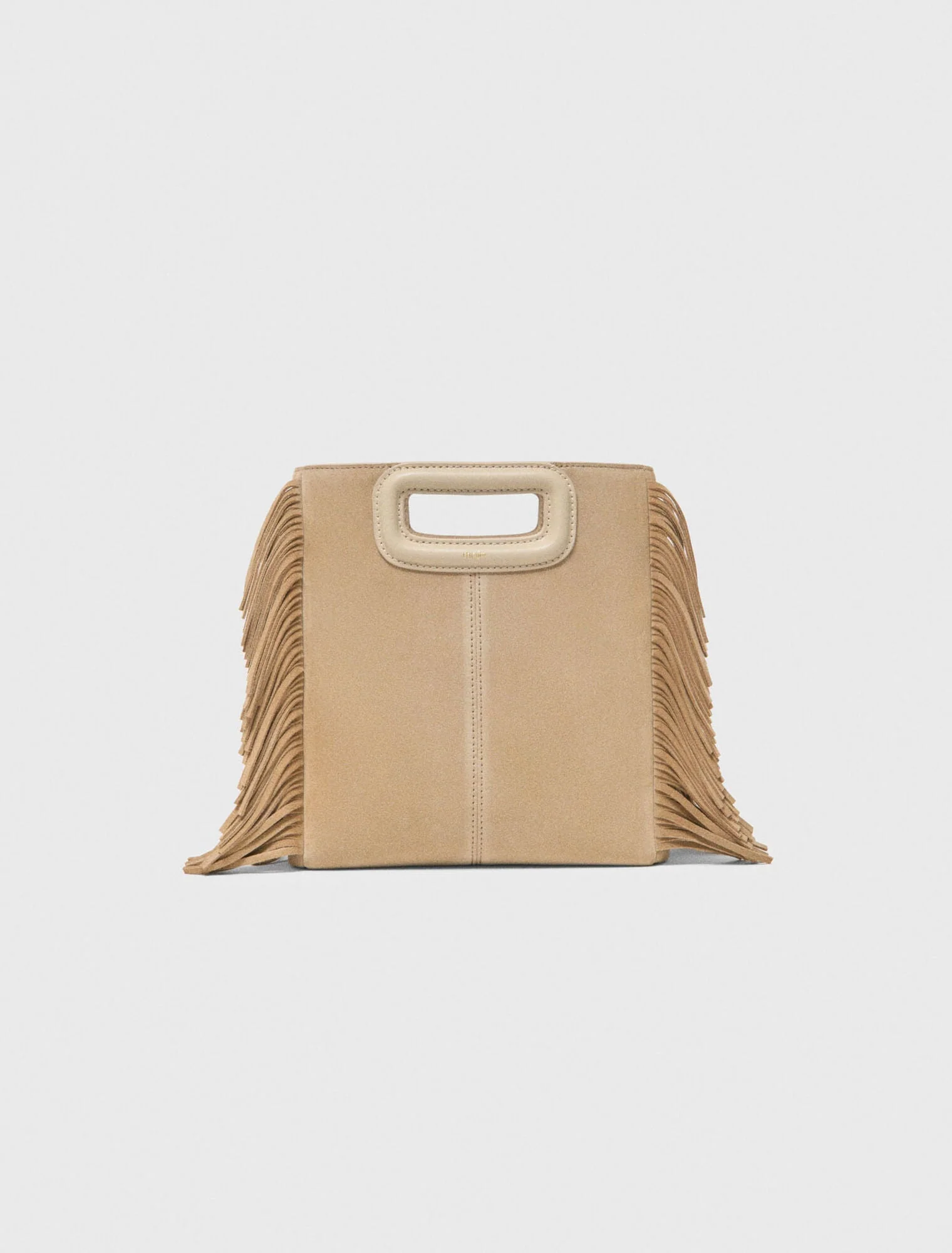 Suede M Bag Cappucino - Image 5