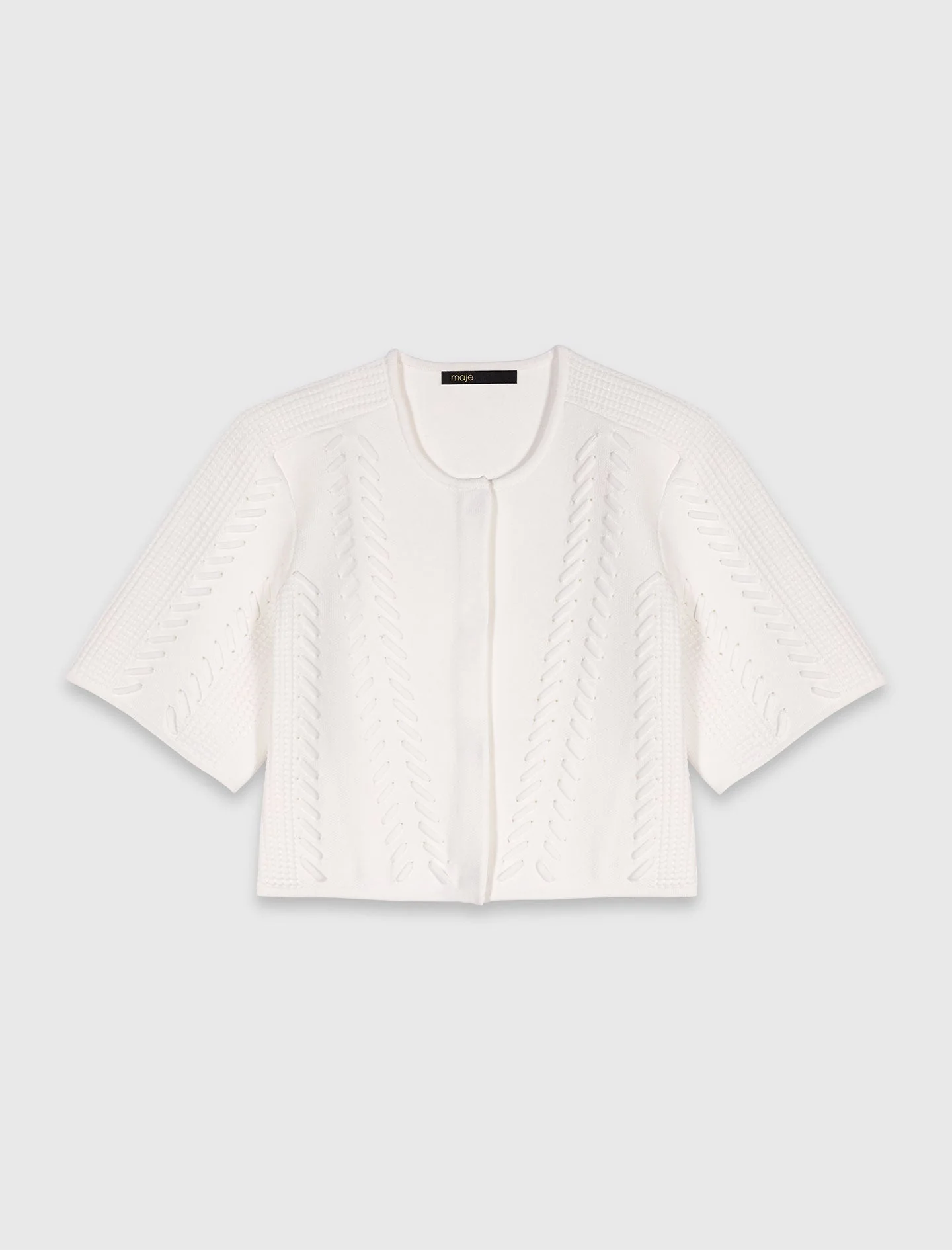 Short cardigan White - Image 5