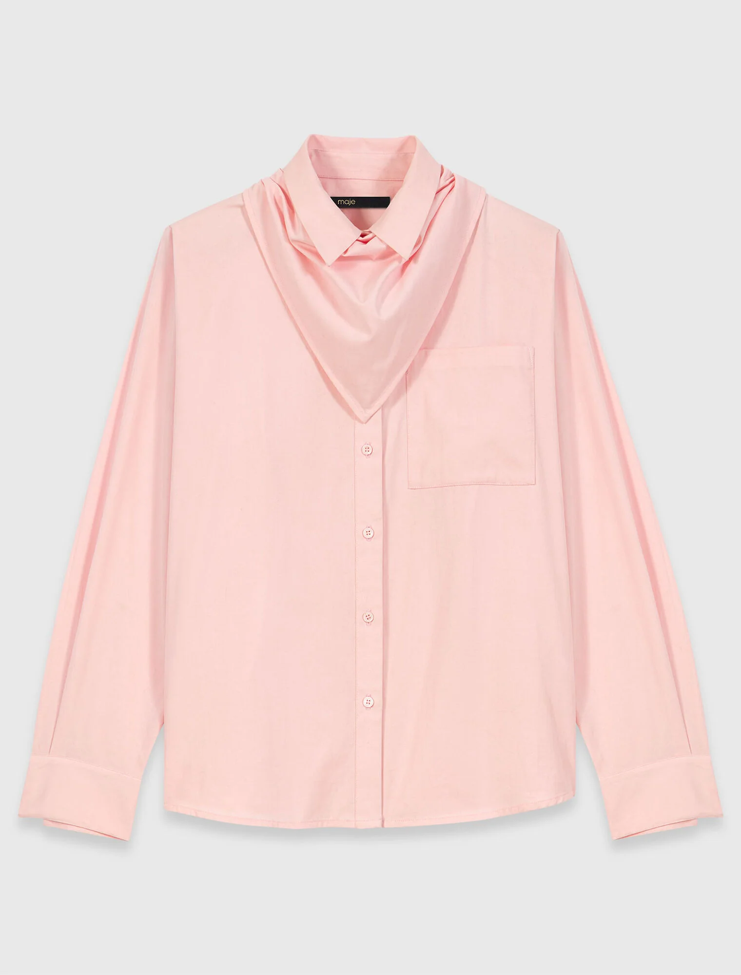 Shirt With Removable Pocket Square Pink - Image 7