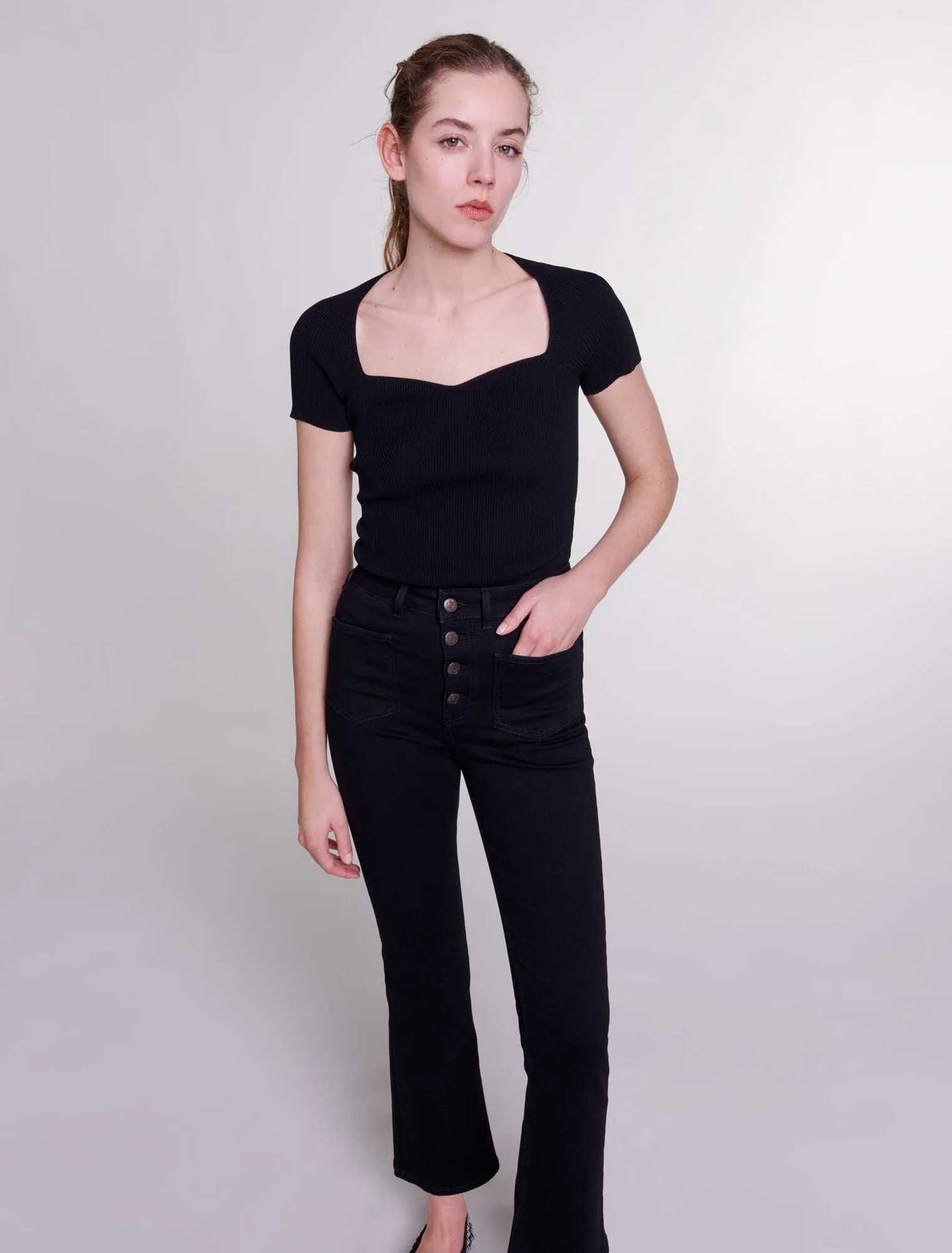 Flared jeans Black - Image 4