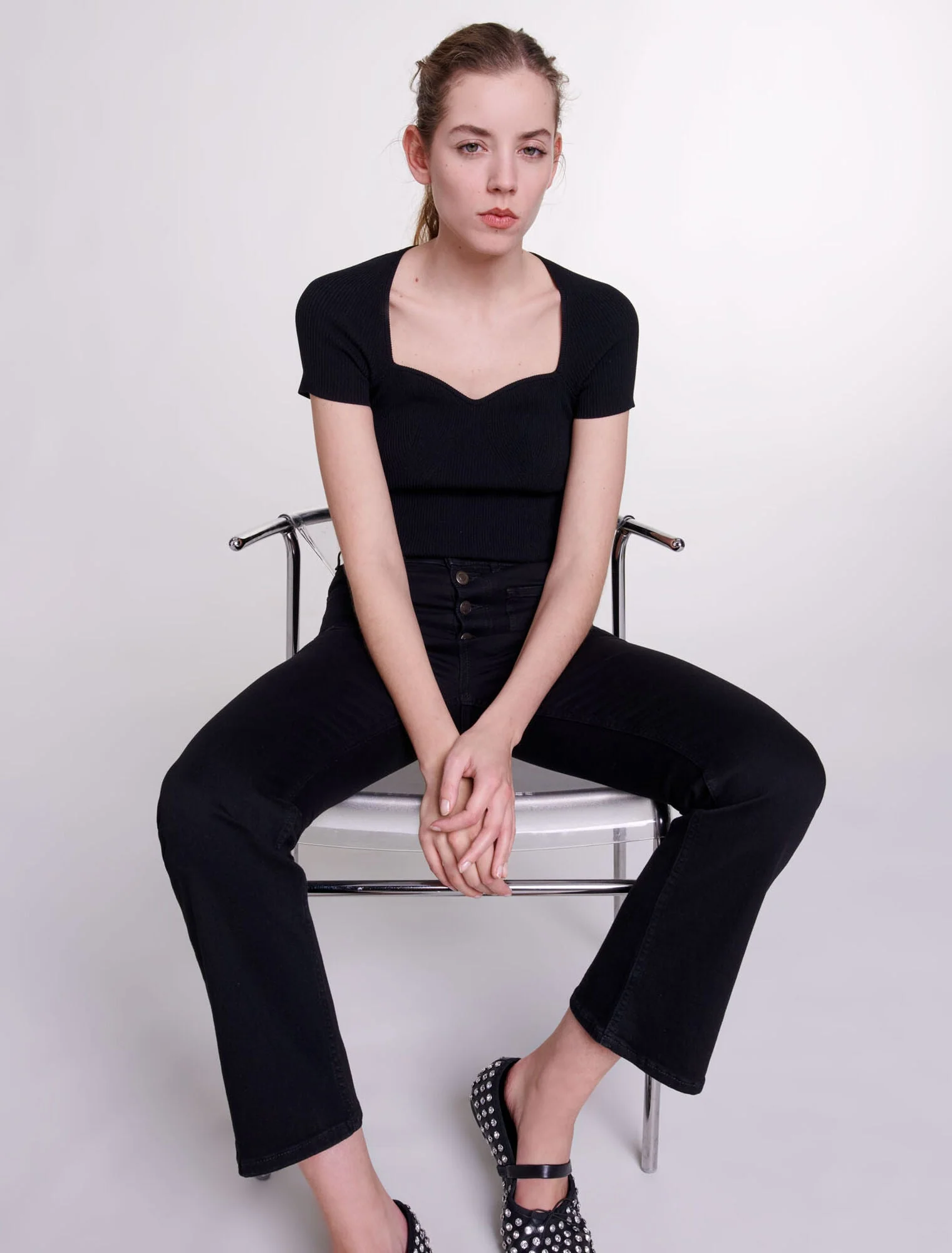 Flared jeans Black - Image 6