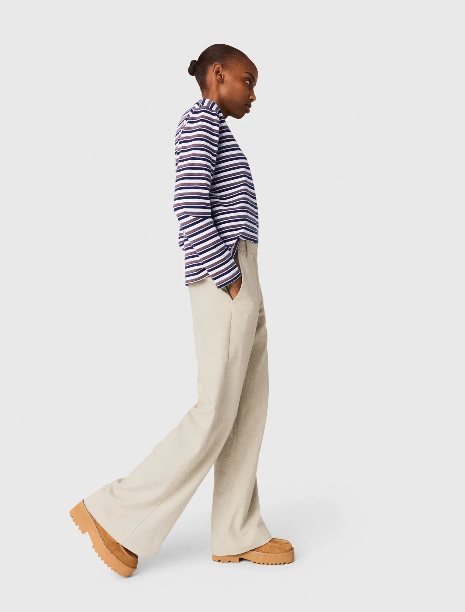 Suit Trousers Beige - Image 2