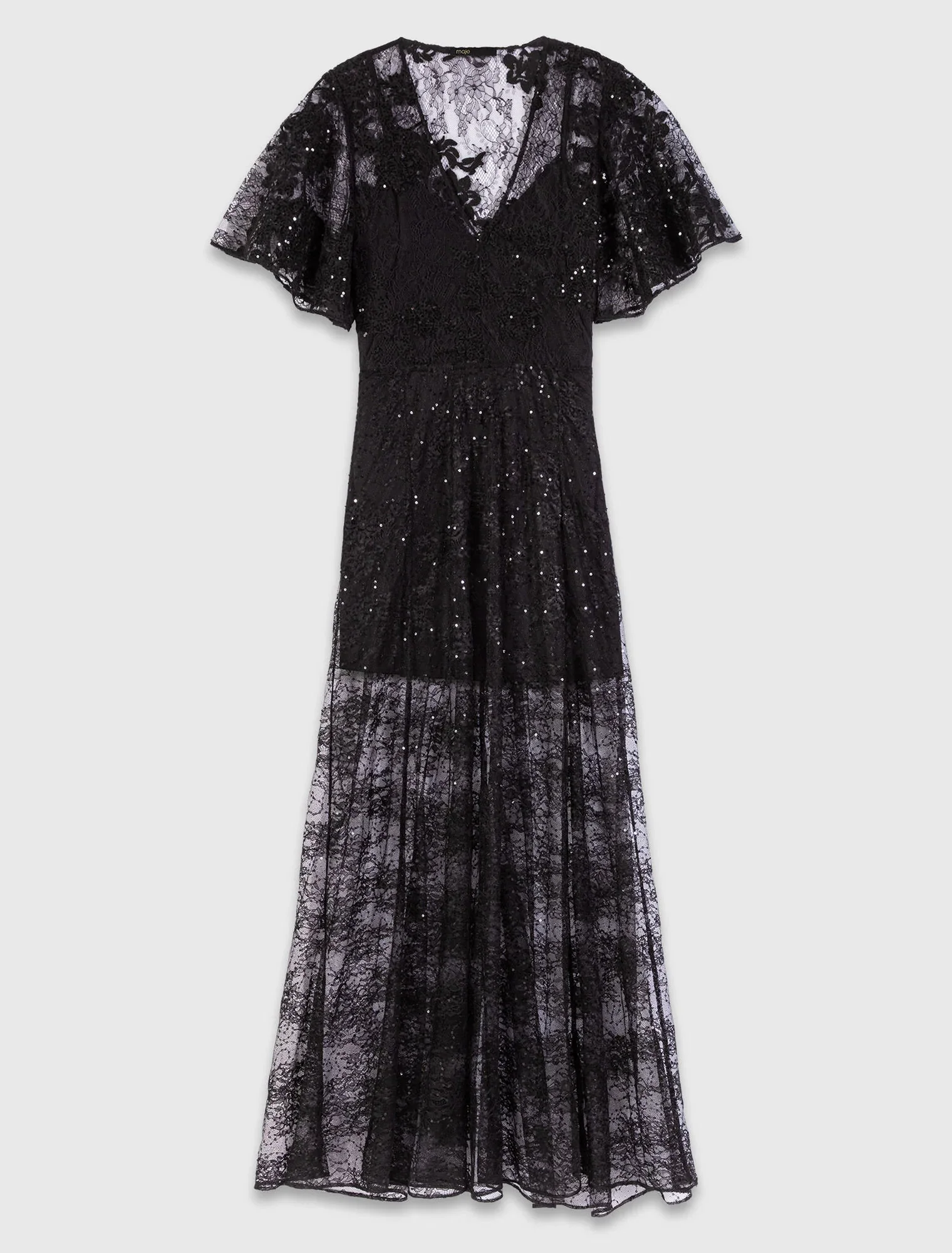 Lace maxi dress Black - Image 7