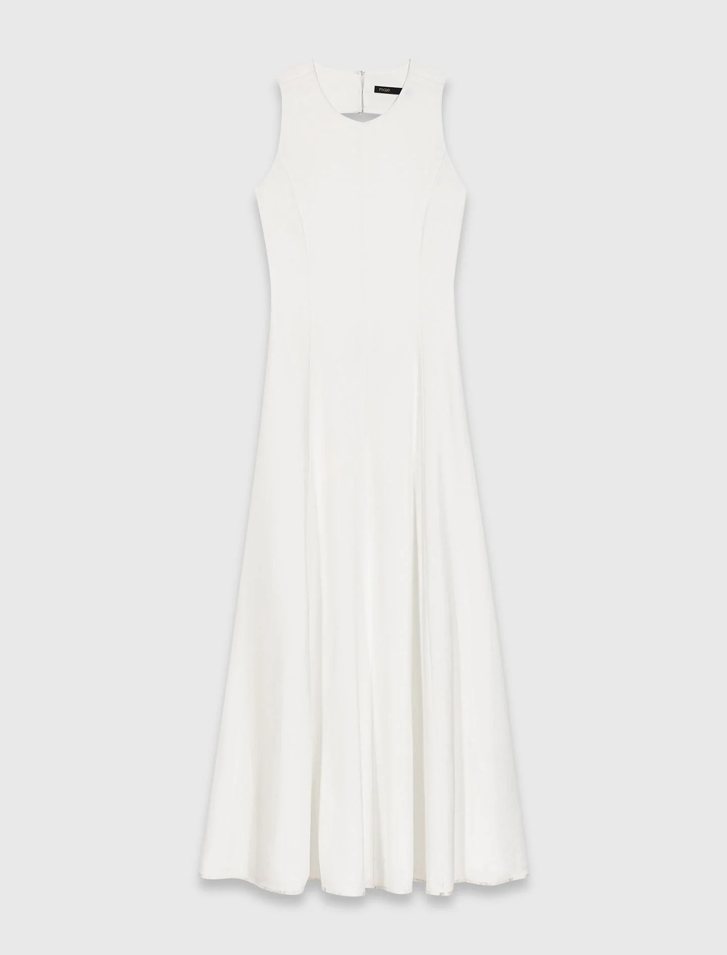 Backless Midi Dress White - Image 7