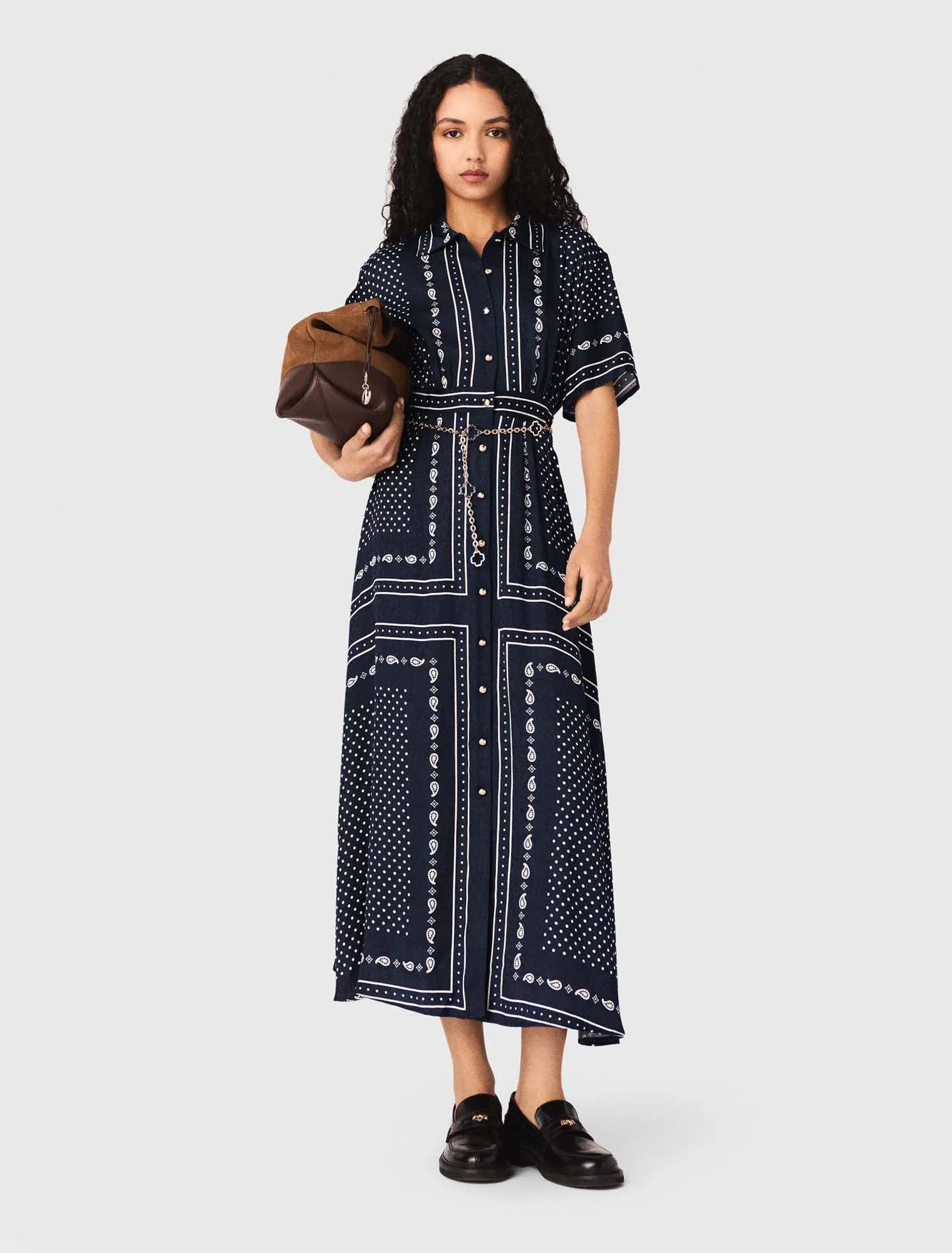 Flowy patterned maxi dress - Image 4