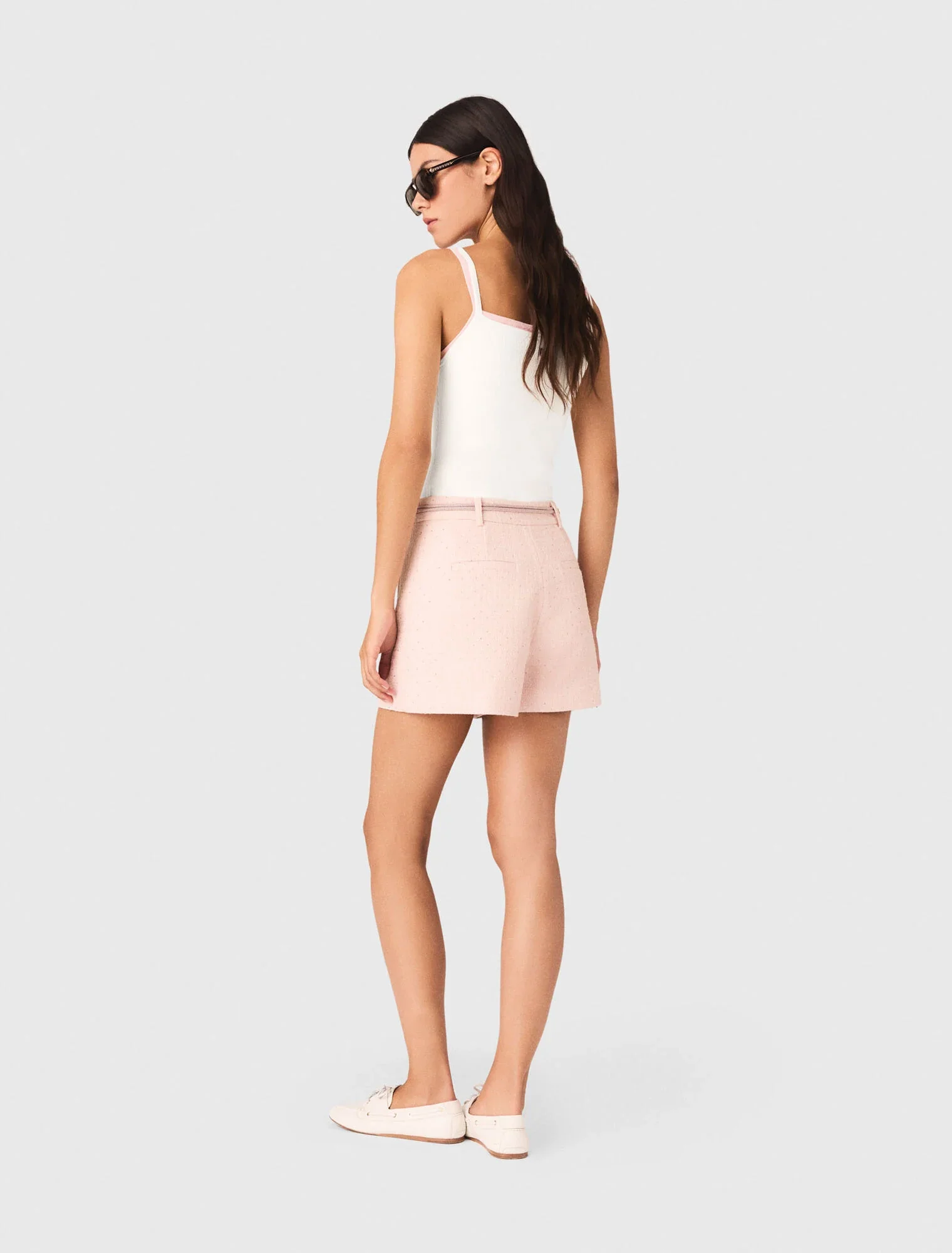 High Straight-Neck Top White - Image 3