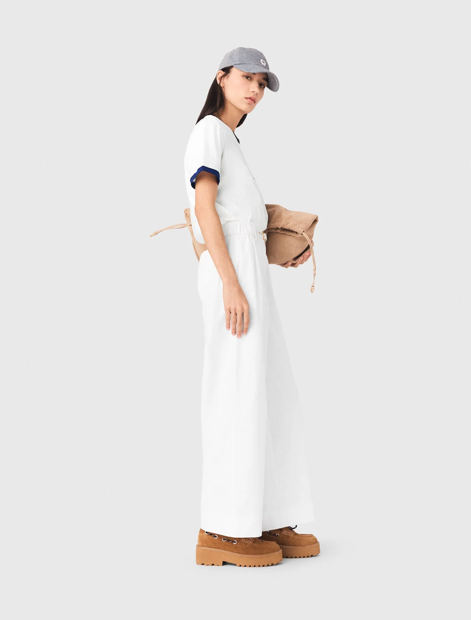 Layered-Look T-Shirt White - Image 2