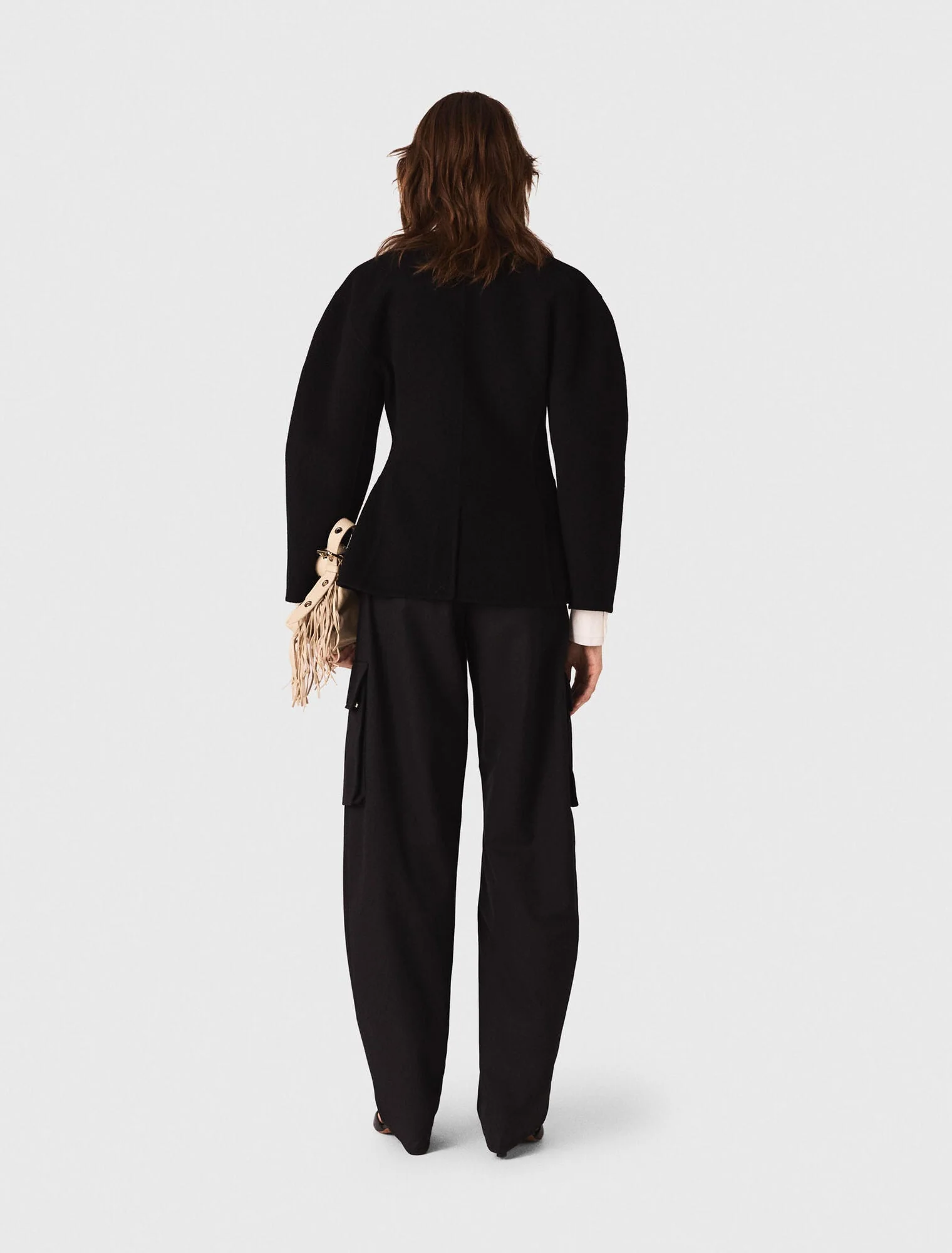 Double-faced coat Black - Image 3