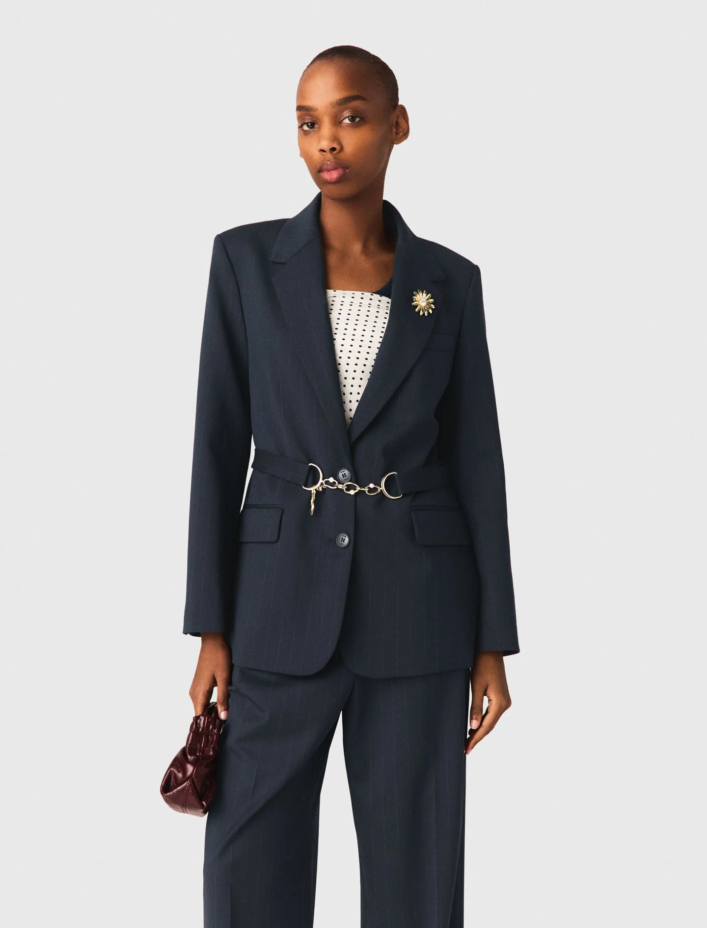 Striped suit jacket - Image 4