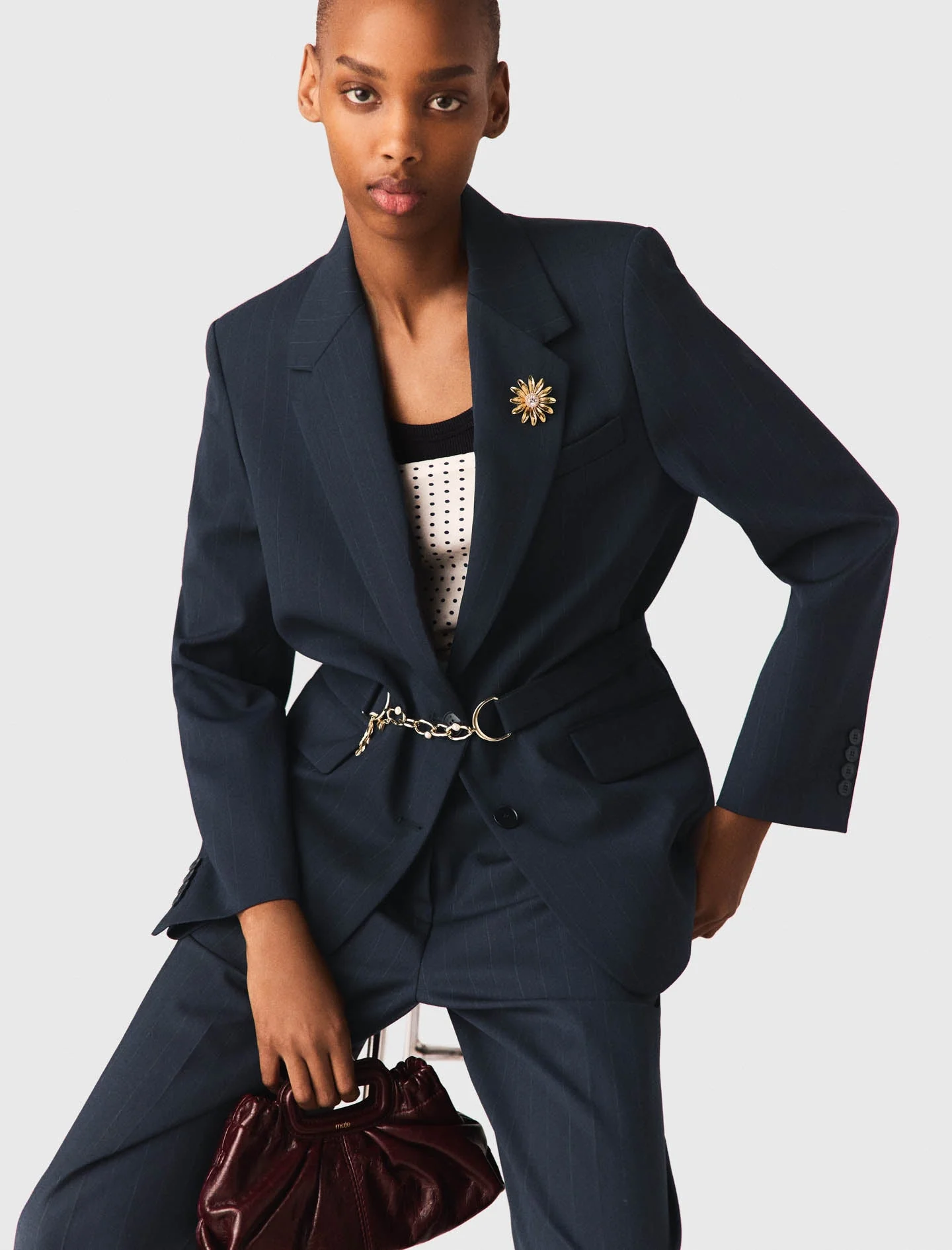 Striped suit jacket - Image 9